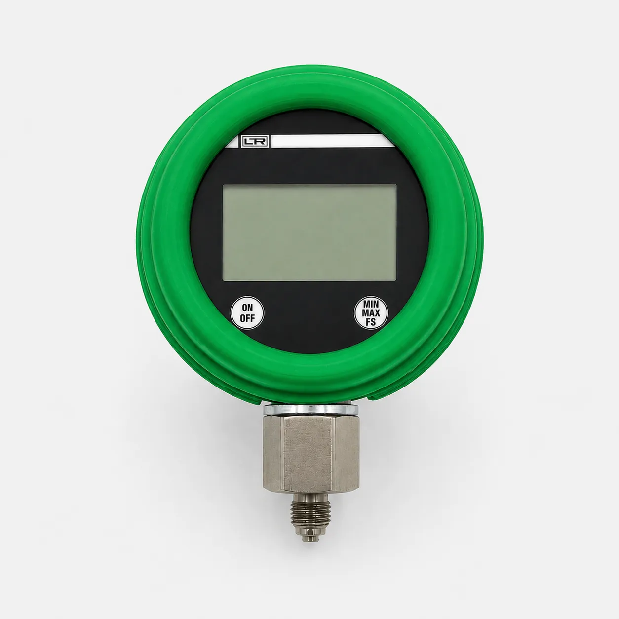 DM80 ML: 2-button digital pressure gauge, green cap