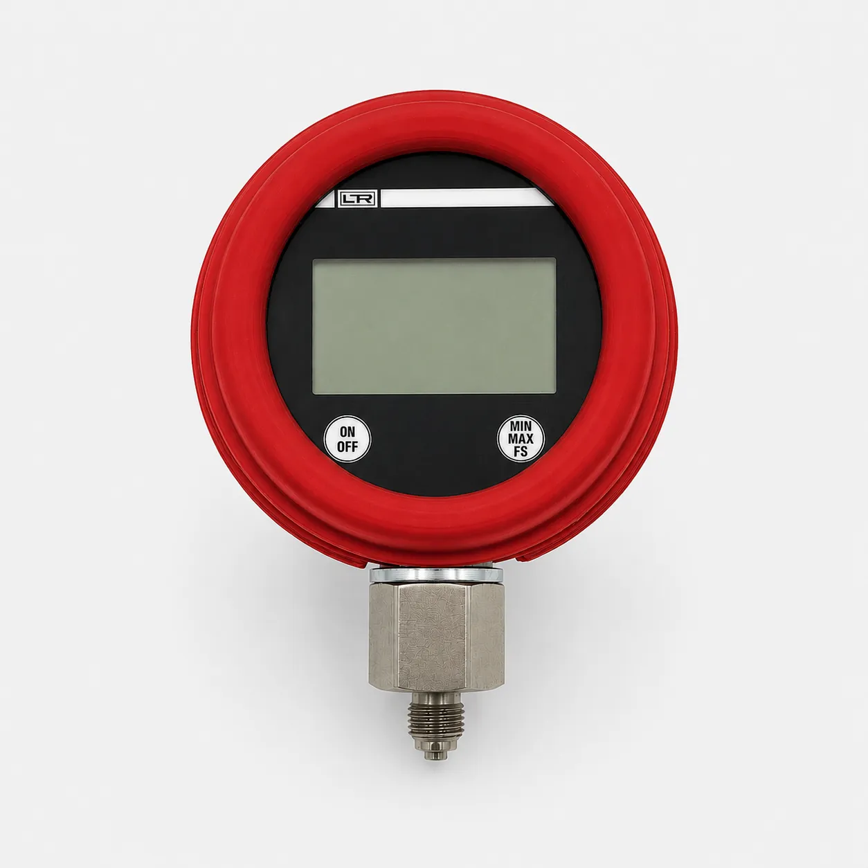 DM80 ML: red cap digital pressure gauge